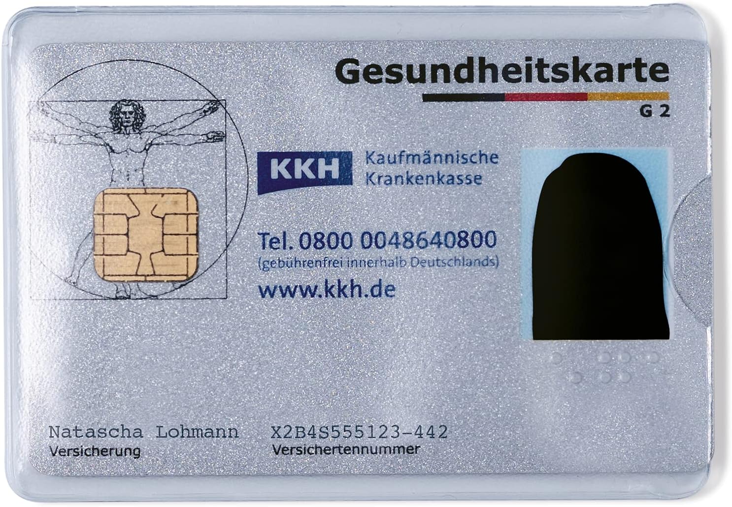 Herma ID Card Holder Protective ID Card Holder 58 x 87 mm Transparent