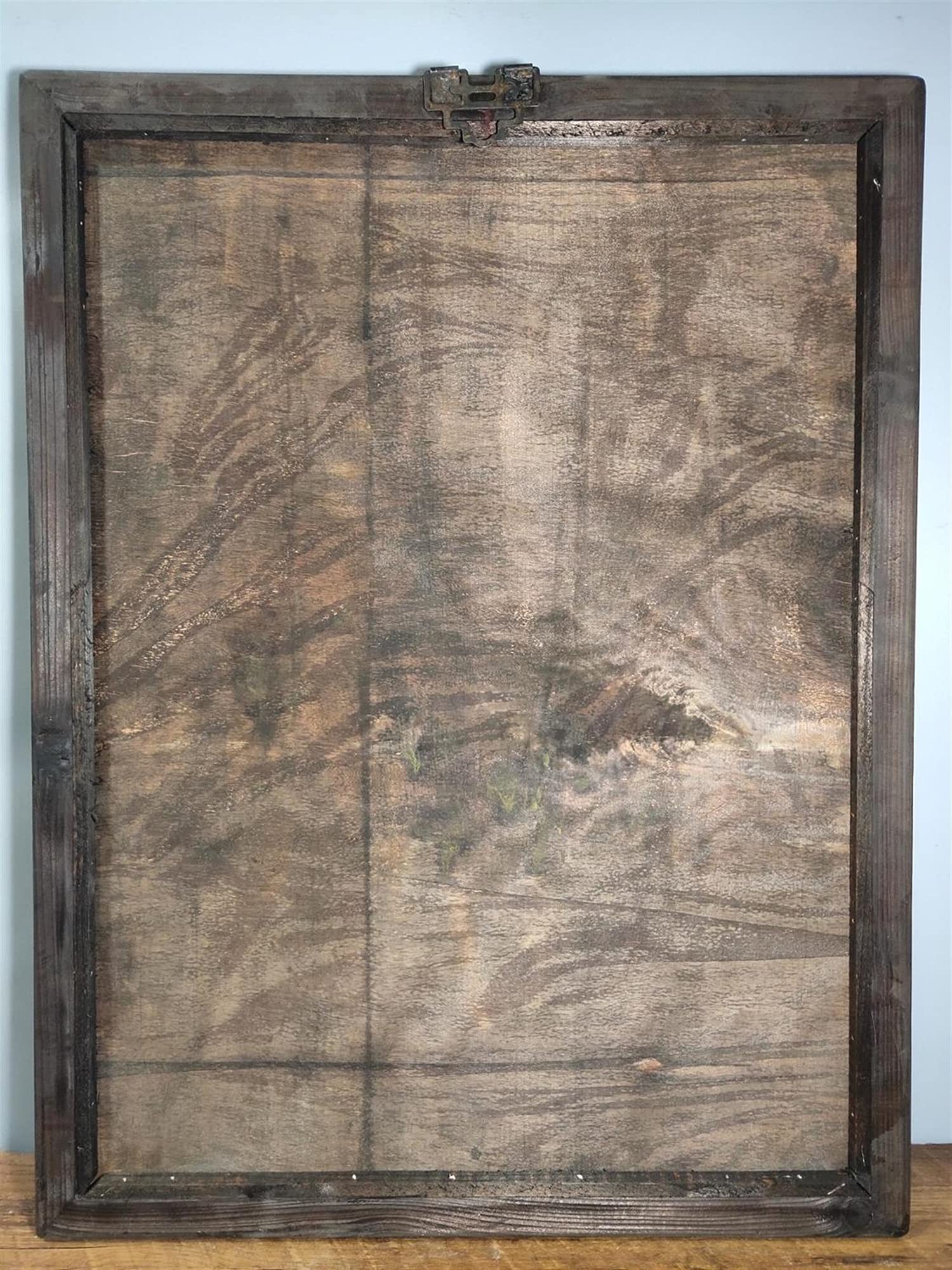 28" Tibet Buddhism Old Bronze Wooden Frame Painted Thangka Zhunti Bodhisattva Thousand Hands Guanyin Worship Amulets ThangkasStatue SurongL