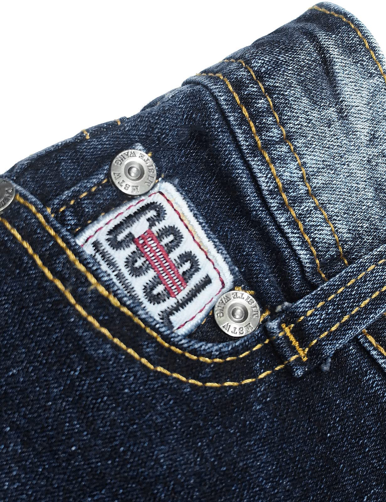 KIDSCOOL SPACE Jeans pour bébés Filles avec Bande élastique à l'intérieur d'un Pantalon en Denim déchiré