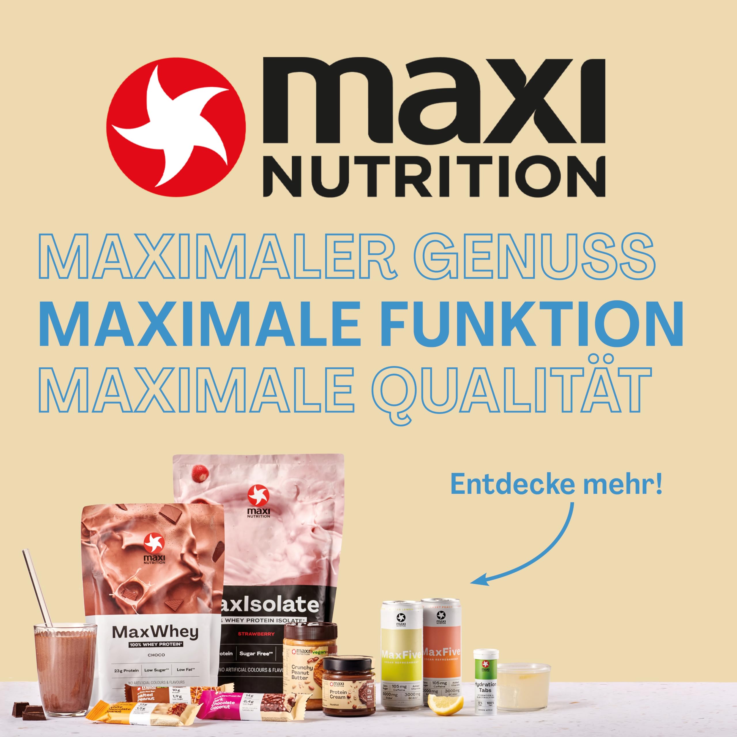 MaxiNutrition Classic Protein Bar Chocolate Brownie 16 x 40g - Protein Riegel mit 50% Eiweiß, 20g Protein pro Riegel, low sugar (0,2g), ohne Zuckerzusatz, ohne künstliche Aromen/Farbstoffe