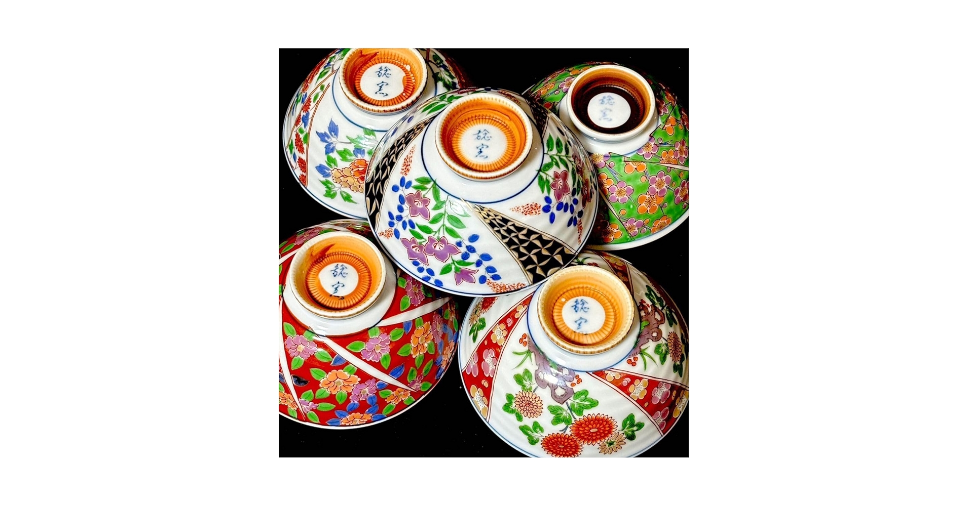 来年は午年❣️1800年代初期の色絵付け‼️飯碗❣️これは是非‼️ 来年は午年❣️1800年代初期の色絵付け‼️飯碗❣️これは