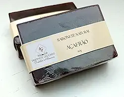 Sabonete de Açafrão Anti Ácne/Foliculite, Base Glicerinada 100% Vegetal, 100g