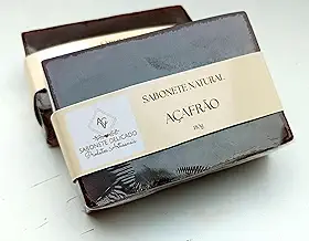 Sabonete de Açafrão Anti Ácne/Foliculite, Base Glicerinada 100% Vegetal, 100g