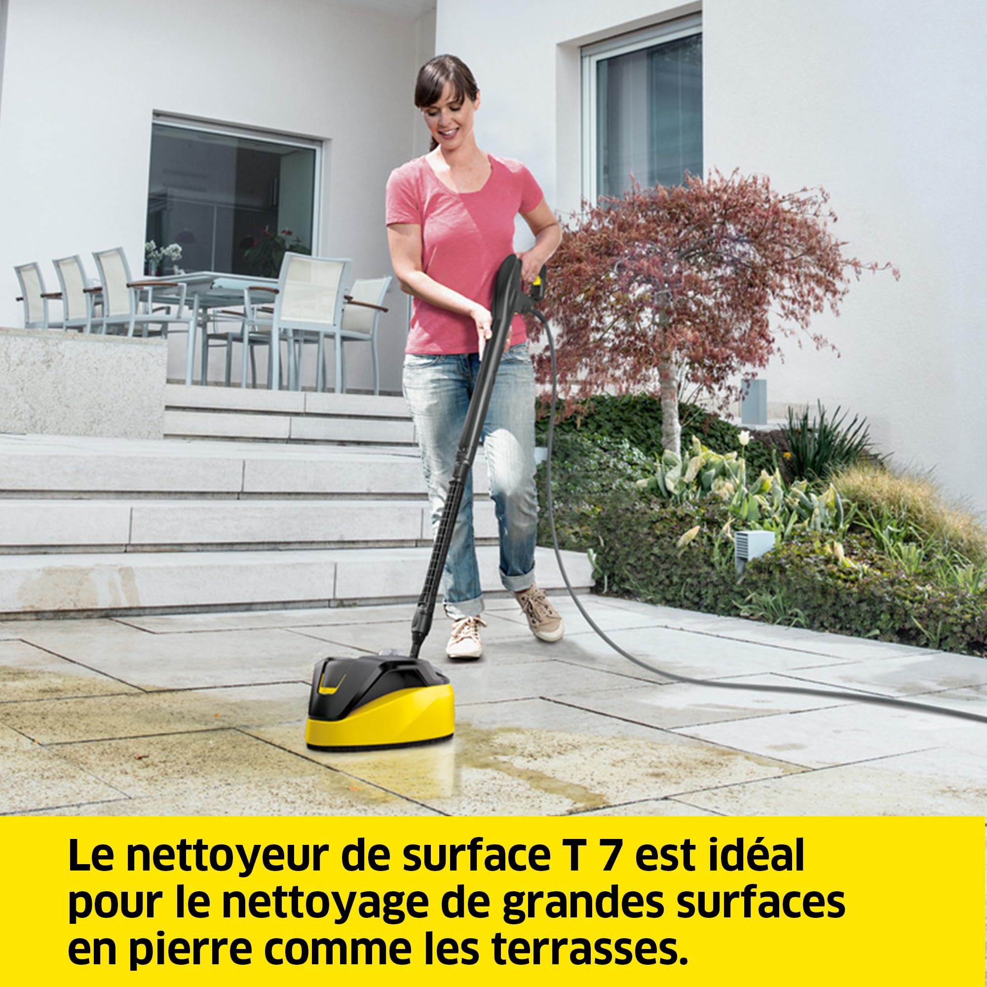 Kärcher Nettoyeur Haute Pression K 7 Premium Power Flex Home, Pression : Max. 180 Bar, Débit : 600 l/h, Surface : 60 m²/h, Poids : 17,9 kg, Pistolet Haute Pression, Rotabuse, Lance, Home Kit