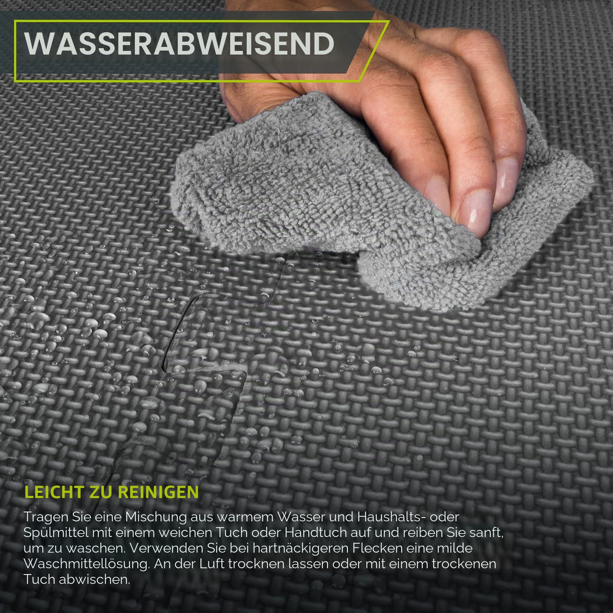 ProsourceFit extra Dicke Puzzle-Übungsmatte, Eva-Schaumstoff, ineinandergreifende Fliesen für schützende, gepolsterter Workout-Bodenbelag für Heim- und Fitnessgeräte