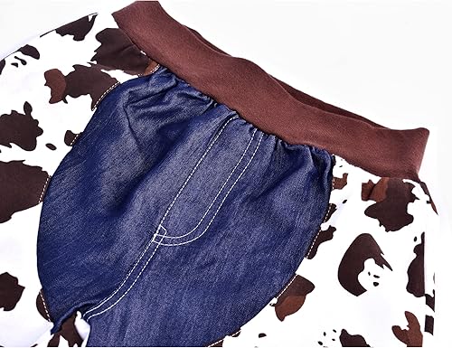 Miniatura 6 de Disfraz de vaquera para niños, juego de 5 piezas para niños y niñas, juego de rol, disfraz de 3 a 10 años