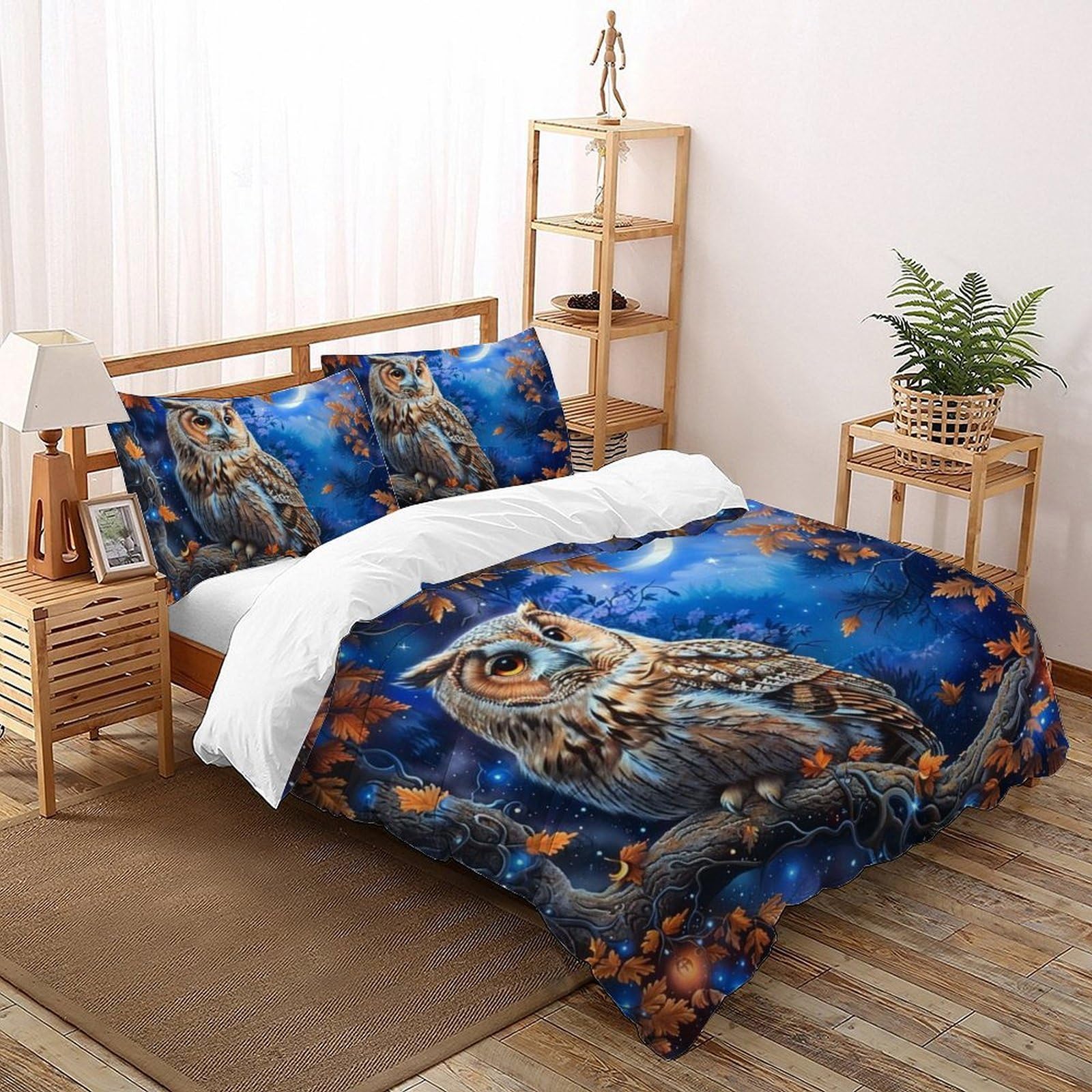 Housse de couette 3D douce et facile d'entretien avec fermeture éclair lit enfant