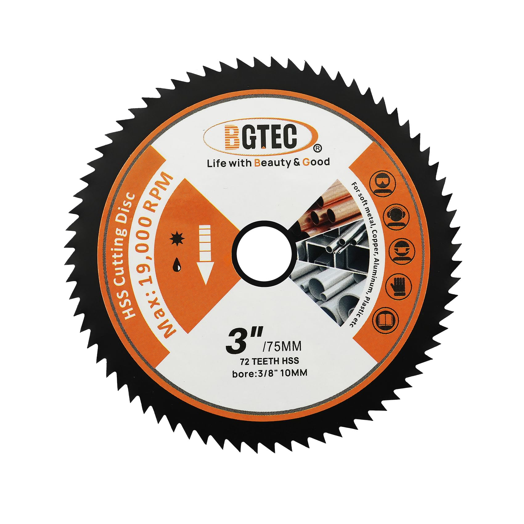 BGTEC Metal & Wood Cutting Wheels - 4 Blades -28 BGTEC Metal & Wood Cutting Wheels - 4 Blades -28