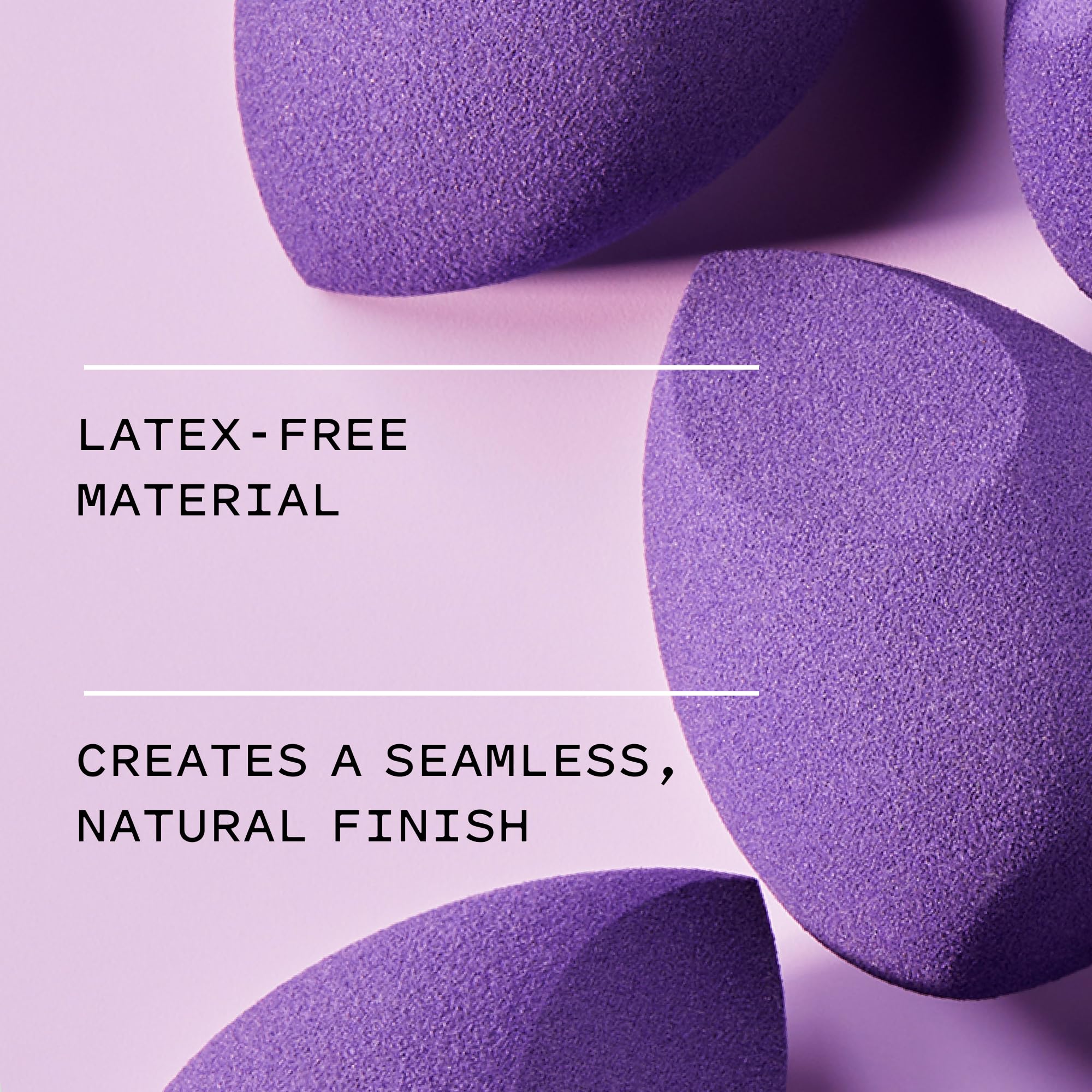 Keys Soulcare Natural Beauty Makeup Blending Sponge, Gentle + Angled for Precise Application, Blends Creams, Liquids & Powders, Vegan, Cruelty Free