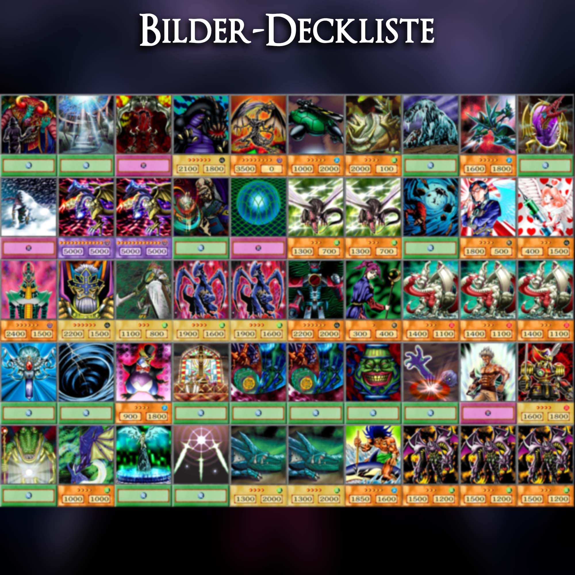 Big.F. Yugioh Orica Anime Style 50 Cards Deck #041: Amazon.de: Toys