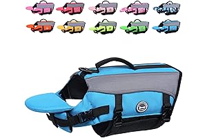 VIVAGLORY Dog Life Jacket Medium - Ultimate Safety for Canine Adventures