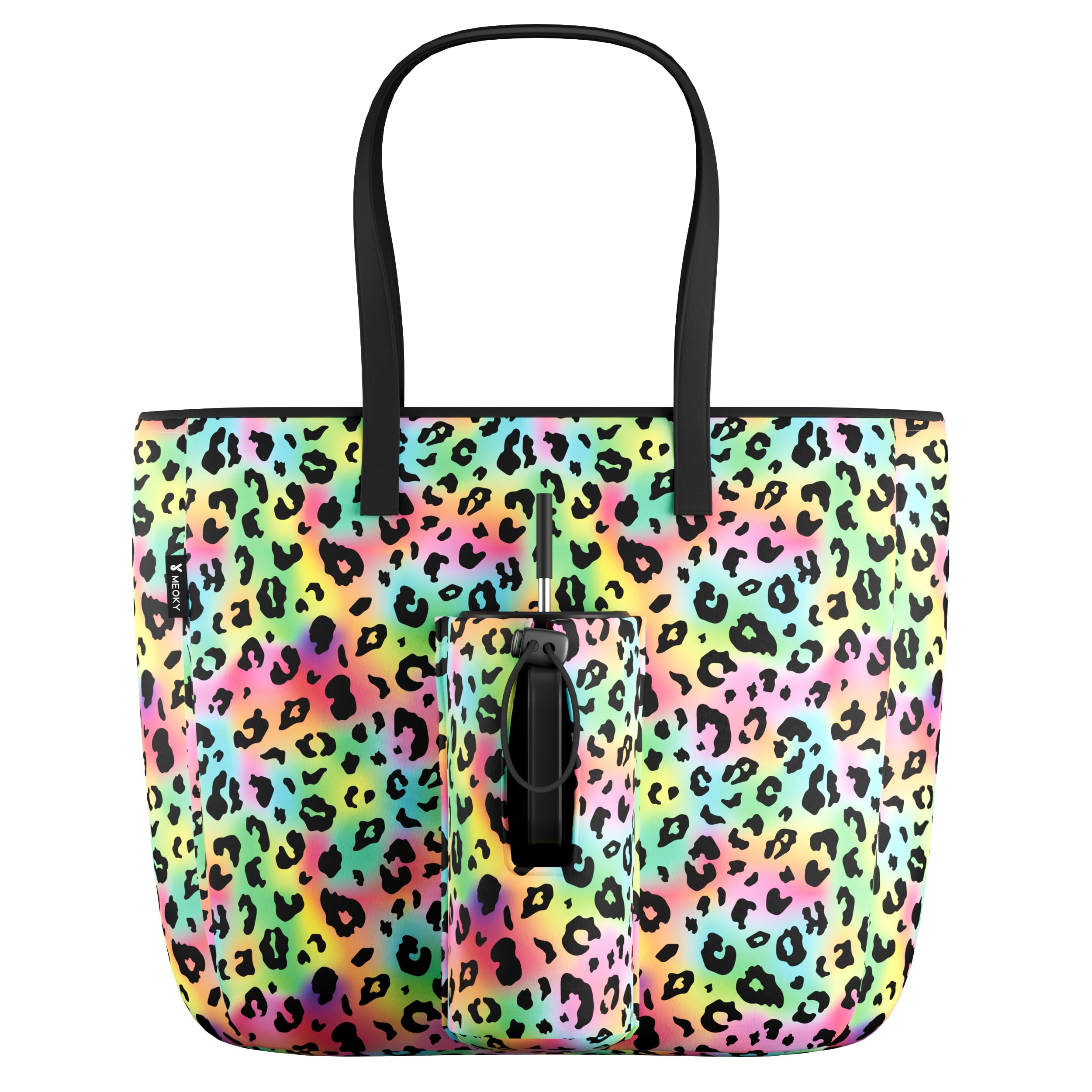Meoky 15 L Womens Tote Bag: Utility Tote Bag with Zipper for 40 oz Tumbler with Handle