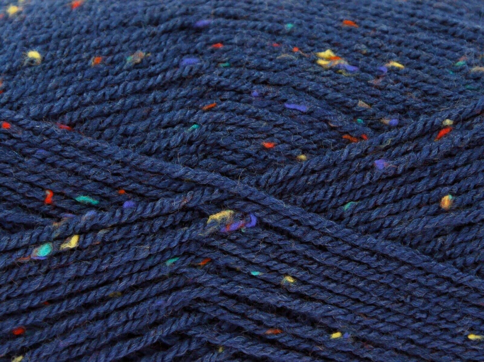King Cole Big Value Tweed DK Yarn - 100g Ball - Premium Acrylic Wool for Knitting & Crochet - Double Knit (65 Glen)