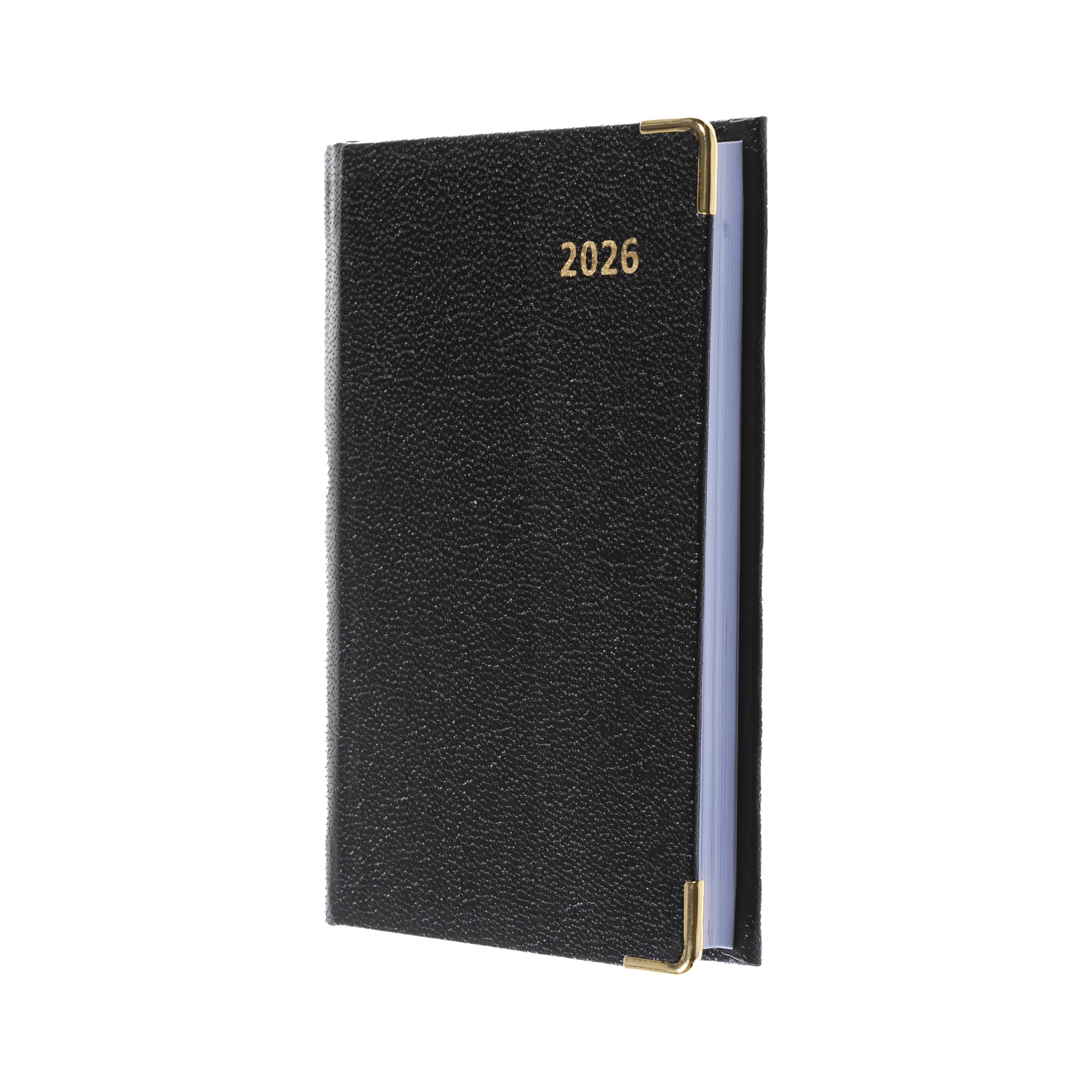 Collins - Business - Regal 2026 12 Month Calendar Year Planner, Week-To-View with Appointments Pocket Diary - Black