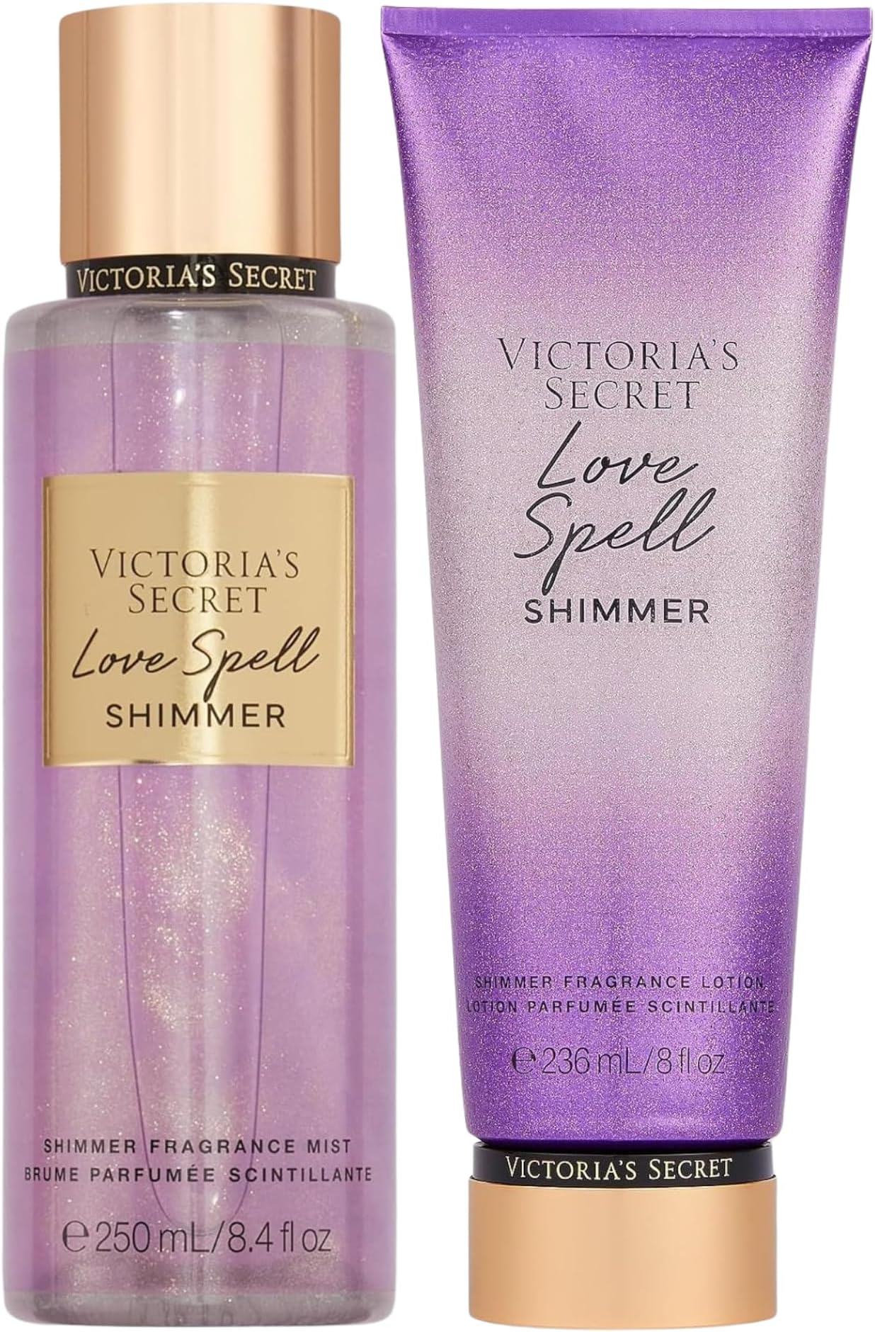 Fragrance Body Lotion & Body Mist Set (Love Spell Shimmer)