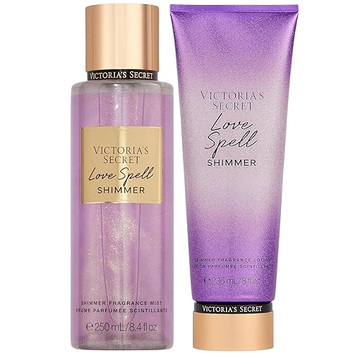 Victoria's Secret Set de loción corporal y fragancia corporal (Love Spell Shimmer)