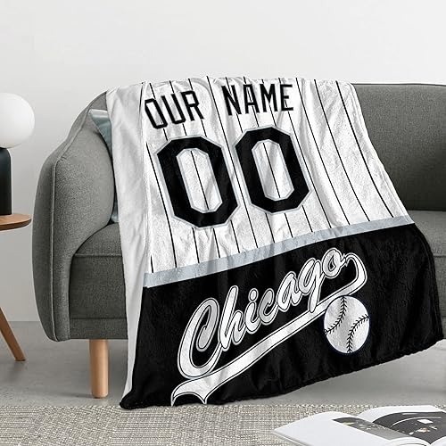 Miniatura 75 de ANTKING Manta de Los Ángeles personalizada con cualquier nombre y cualquier número, regalos para hombres, mujeres y bebés Los Ángeles