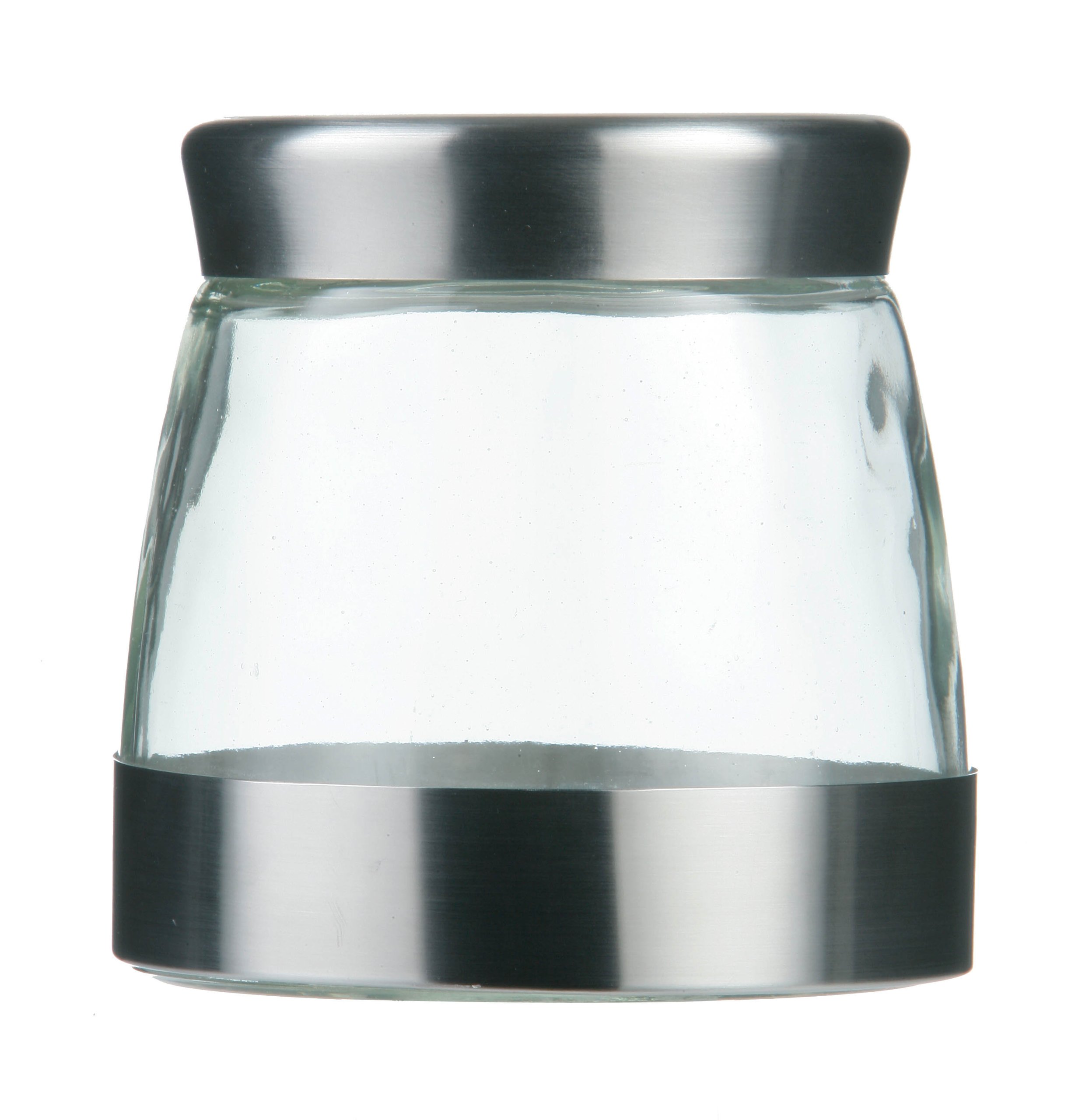 Premier Housewares Storage Jar, 850 ml, Brushed Stainless Steel
