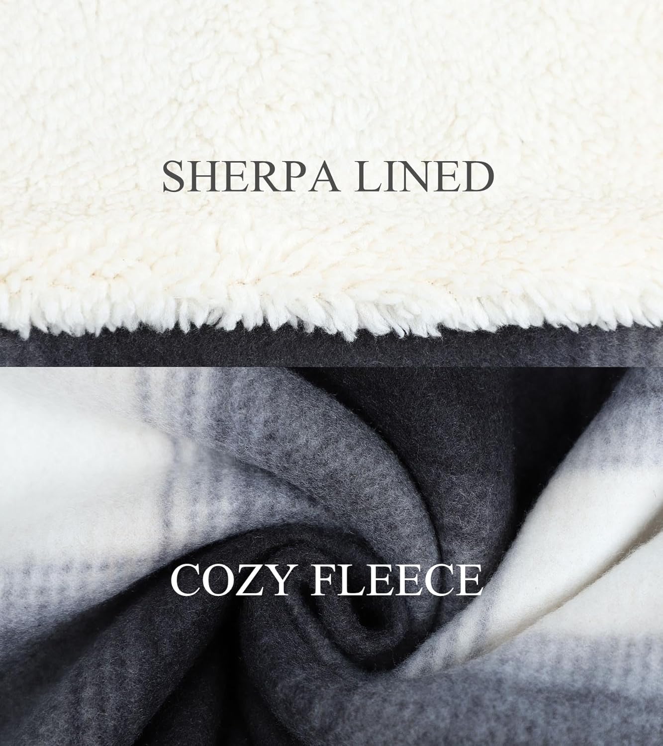 LeeHanTon Mens Heavyweight Hoodies Casual Zip Up Plaid Flannel Shirt Jackets Winter Thick Berber Lined Fleece Coat - Image 6