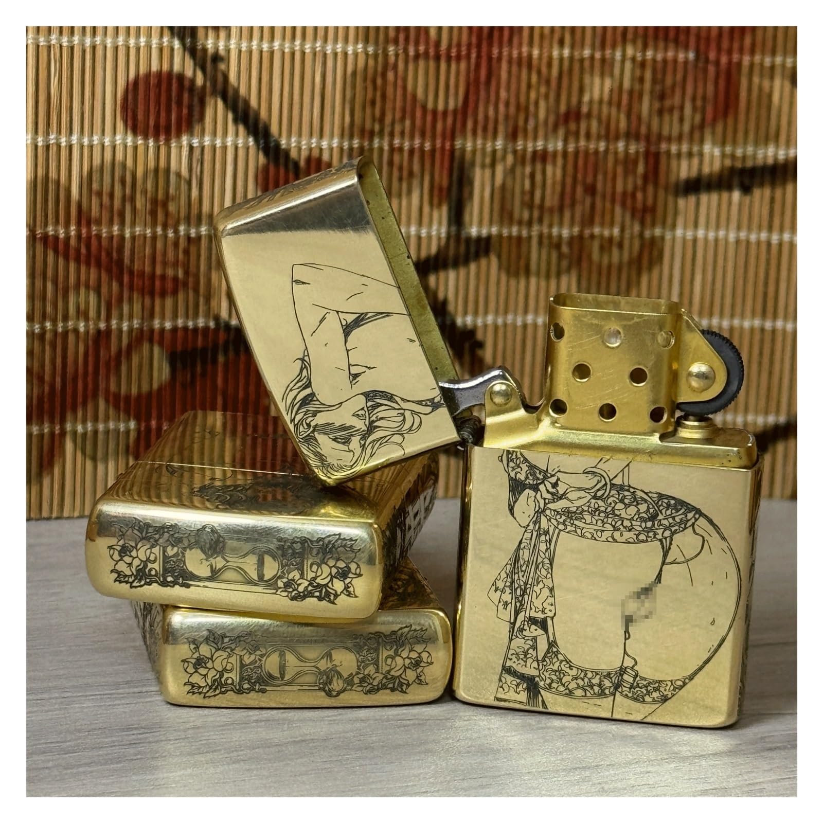 Briquet tempête au kérosène - Design portable vintage - Rechargeable - Pour homme