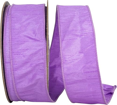 Miniatura 37 de Reliant Ribbon 92975W-056-10F Dupioni Supreme - Listón con borde de alambre, 4 pulgadas x 10 yardas, color menta