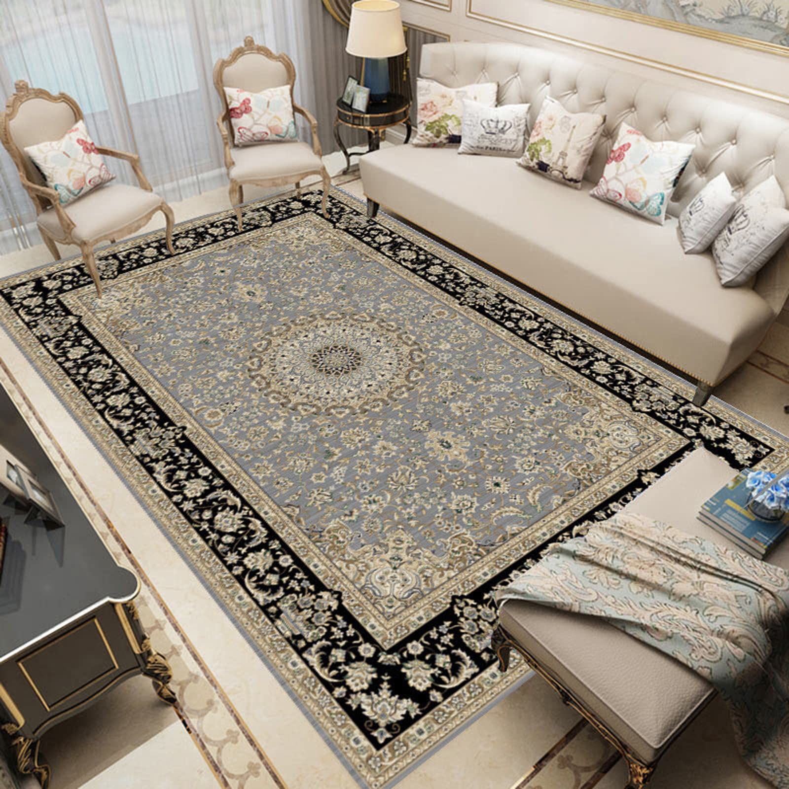 Amazon.com: HMCUIQI Living Room Carpet 79x118in