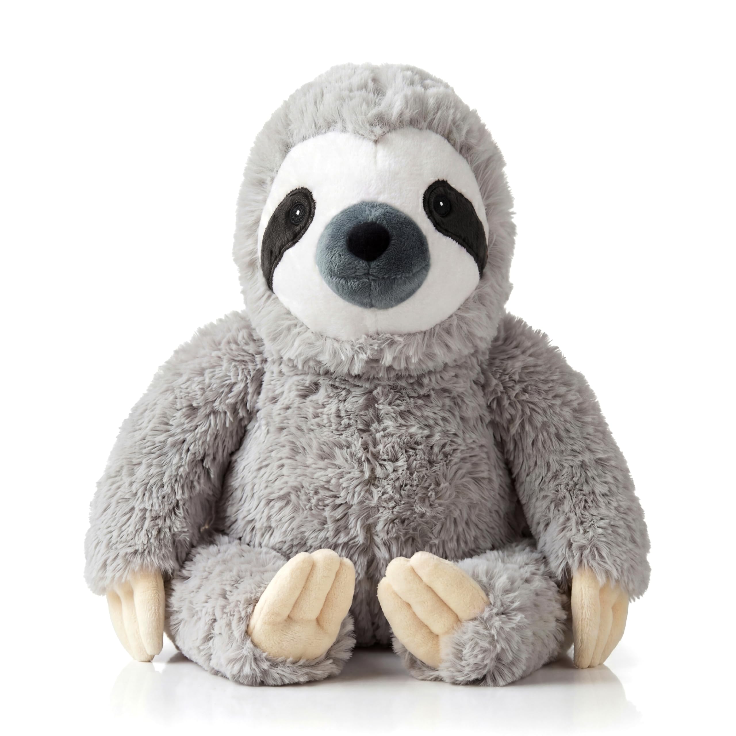The Magic Toy Shop Grey Weighted Door Stop Animal - Novelty Fabric Sloth Floor Stopper With Sand Filling - Decorative Door Holder For Wood, Carpet, Home Bedroom & Living Room