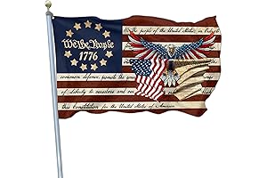 We The People Flag 1776 - Mandate Freedom with Eagle for Outside...