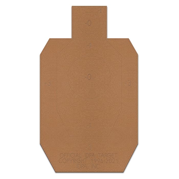 Buy Official IDPA Cardboard Shooting Targets, Competition Torso Target