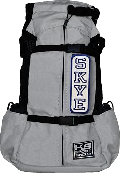 K9 Sport Sack Custom Name Patch for Dog Carrier Backpack (Black) 2 X 6