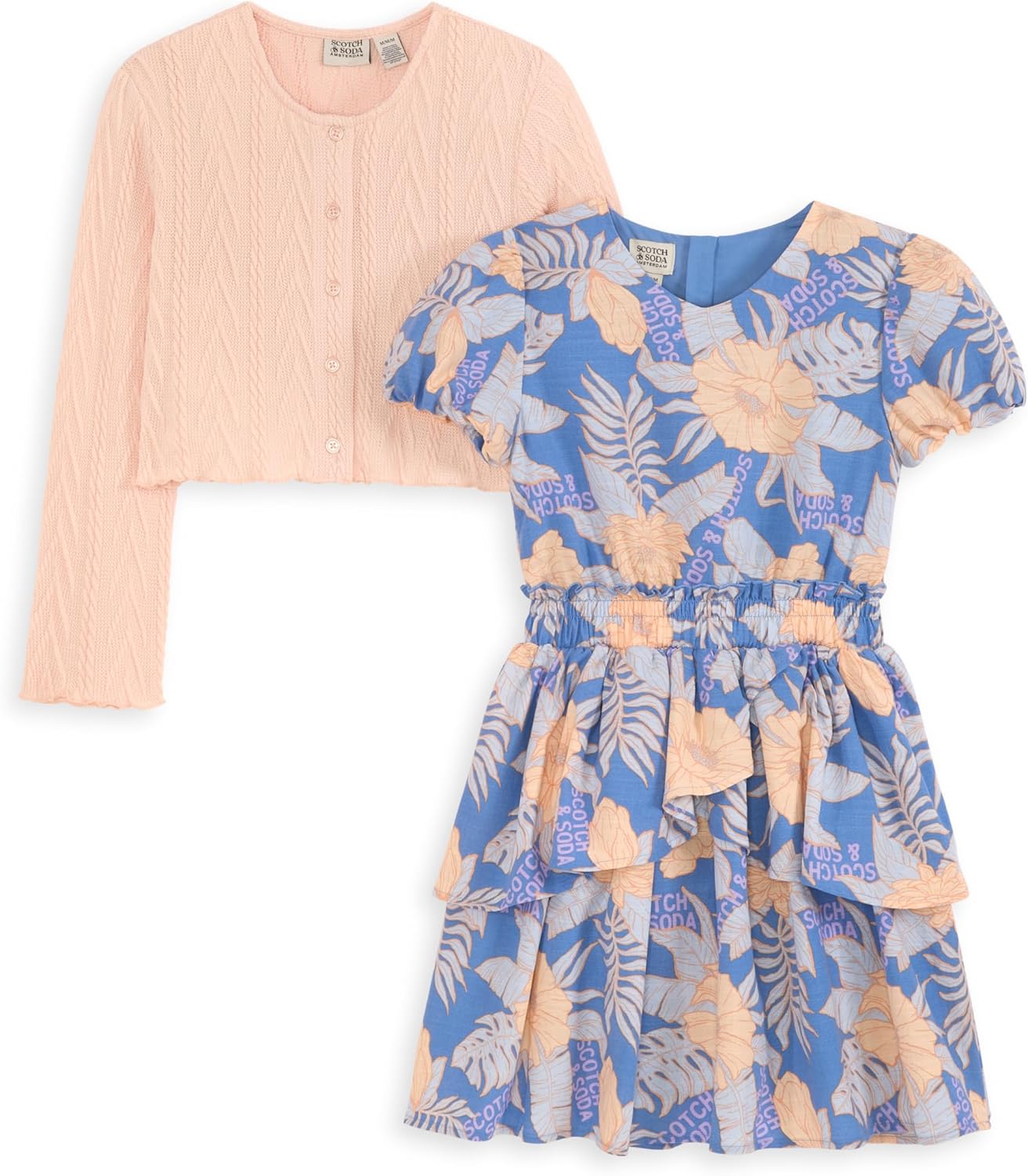 Scotch & Soda girls 2 Piece Coordinated Set, Matching Summer Outfit