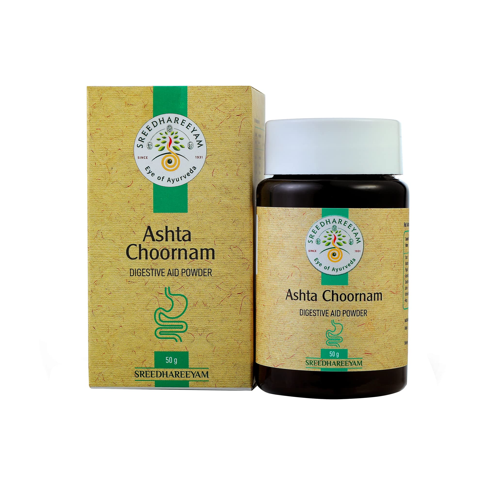Sreedhareeyam Ayurveda Ashta Choornam - Digestive Aid Powder 50g (B09X1MCD9K) Amazon Price History, Amazon Price Tracker