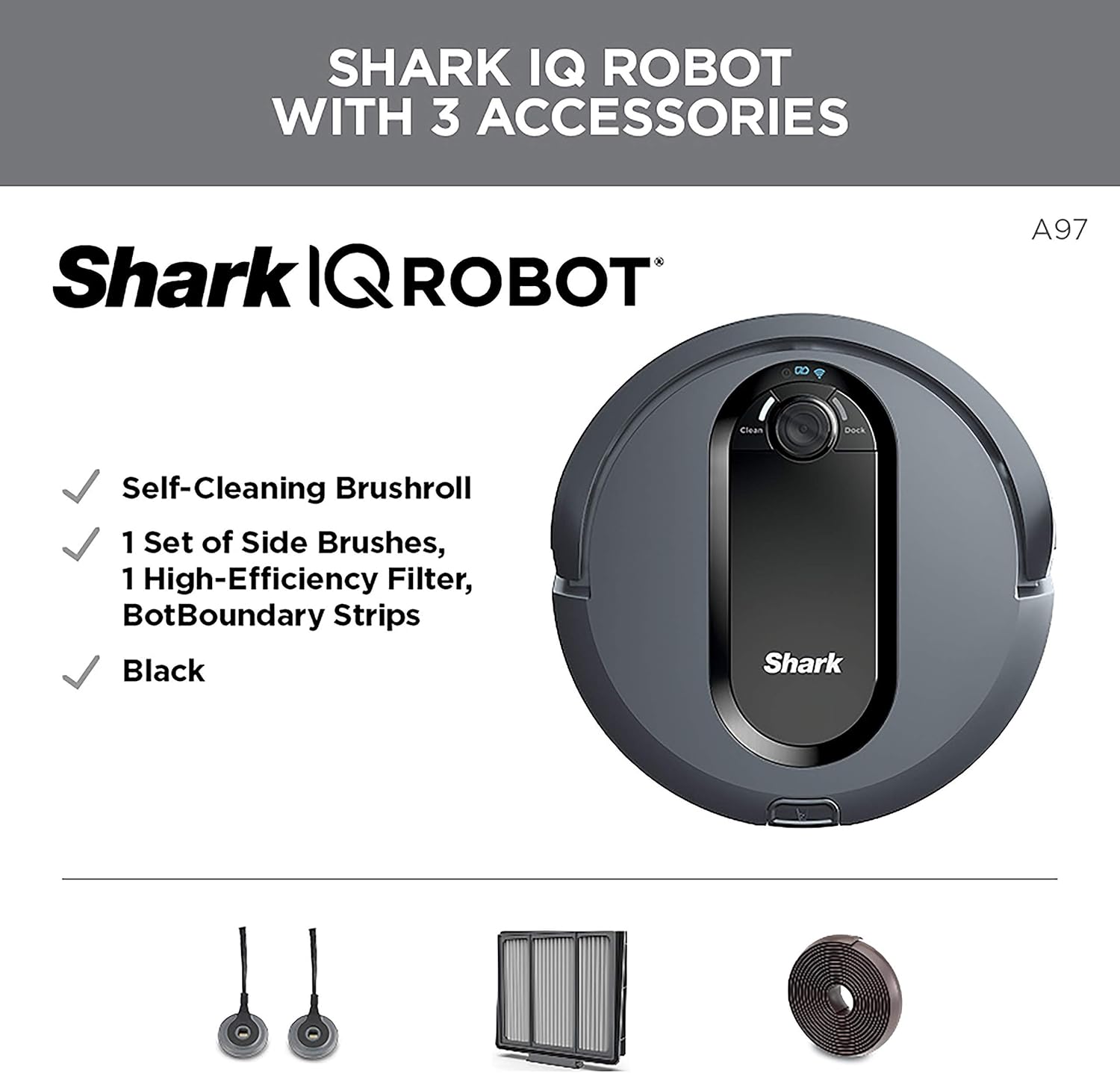 Flаѕh Dеаlѕ - 70% оƒƒ Shark IQ Robot Vacuum AV970 Self Cleaning Brushroll, Advanced Navigation, Perfect for Pet Hair, Compatible with Alexa, Wi Fi, xl dust bin, A black finish (Renewed) TOP оƒƒERS Shark IQ Robot Vacuum AV970 Self Cleaning Brushroll, Advanced Navigation, Perfect for Pet Hair, Compatible with Alexa, Wi Fi, xl dust bin, A black finish (Renewed)
