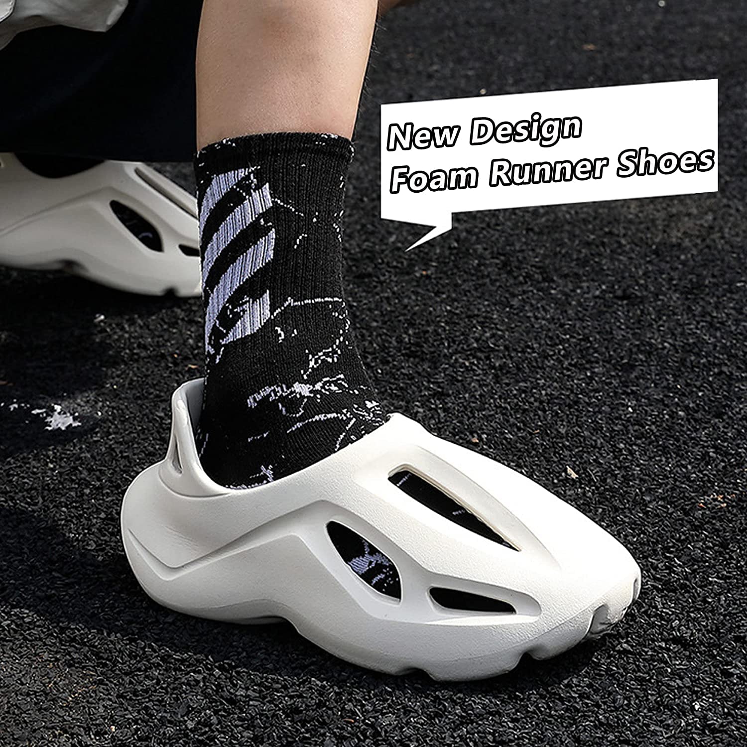 Scarpe da corsa in schiuma per uomo e donna, traspiranti, leggere, antiscivolo, ad asciugatura rapida, super morbide, scarpe sportive casual cave, scarpe da ginnastica da passeggio all'aperto, sandali