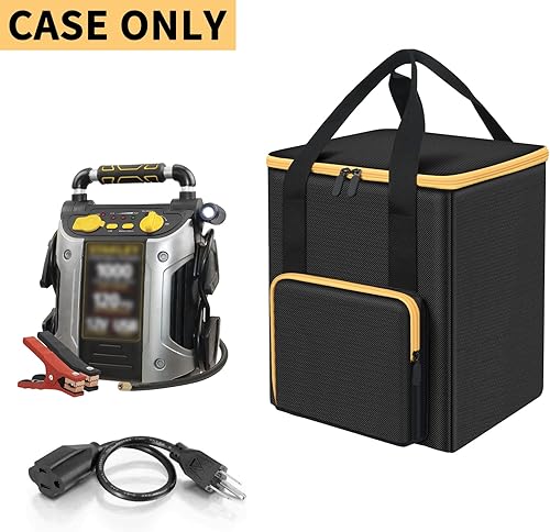 Miniatura 2 de Bolsa compatible con Stanley J5C09J509 Estación de energía portátil Jump Starter 1000 700 600 Peak Amp Booster, caja de almacenamiento para batería
