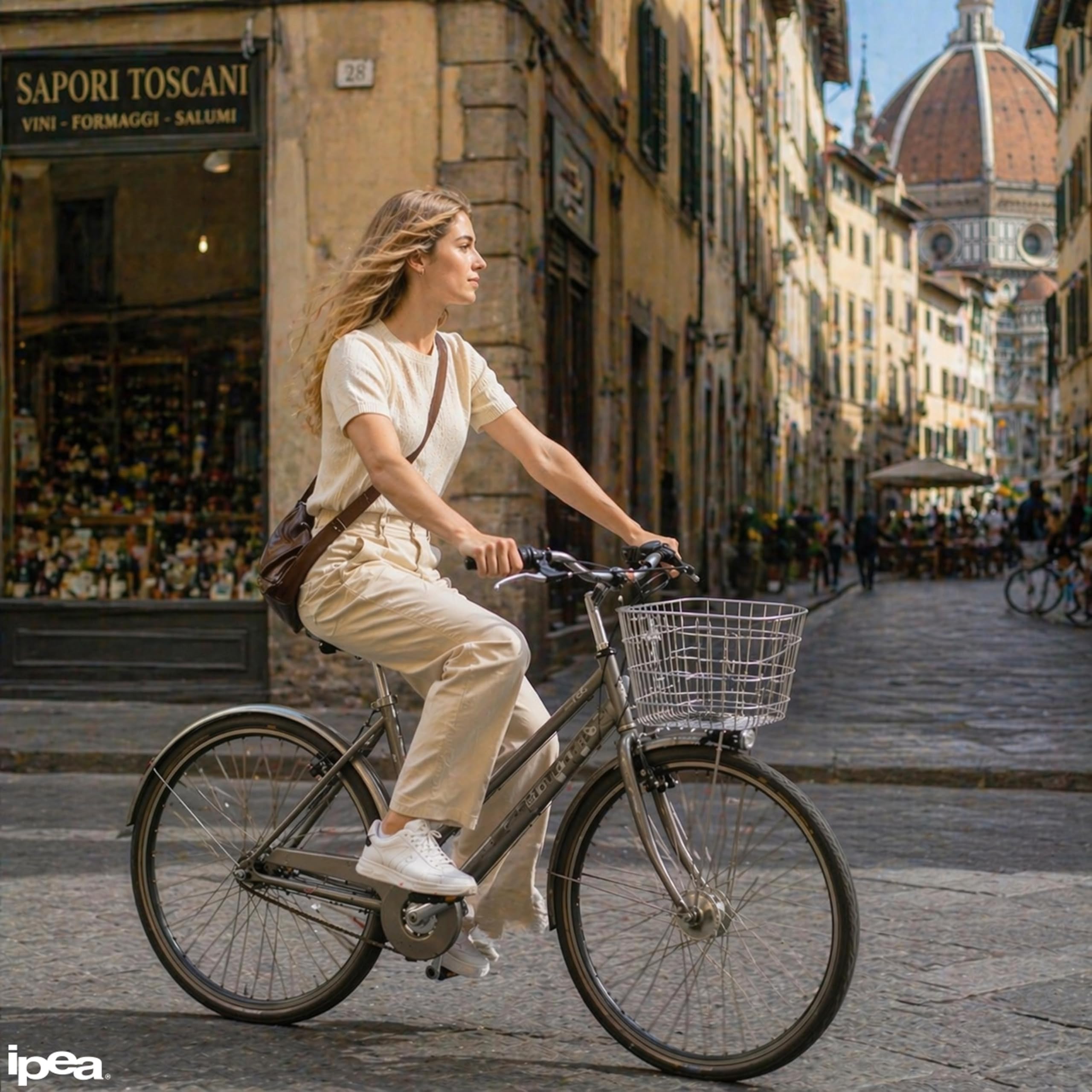 Cestino Bicicletta Anteriore in Metallo 35x27x24 cm Antiruggine IPEA