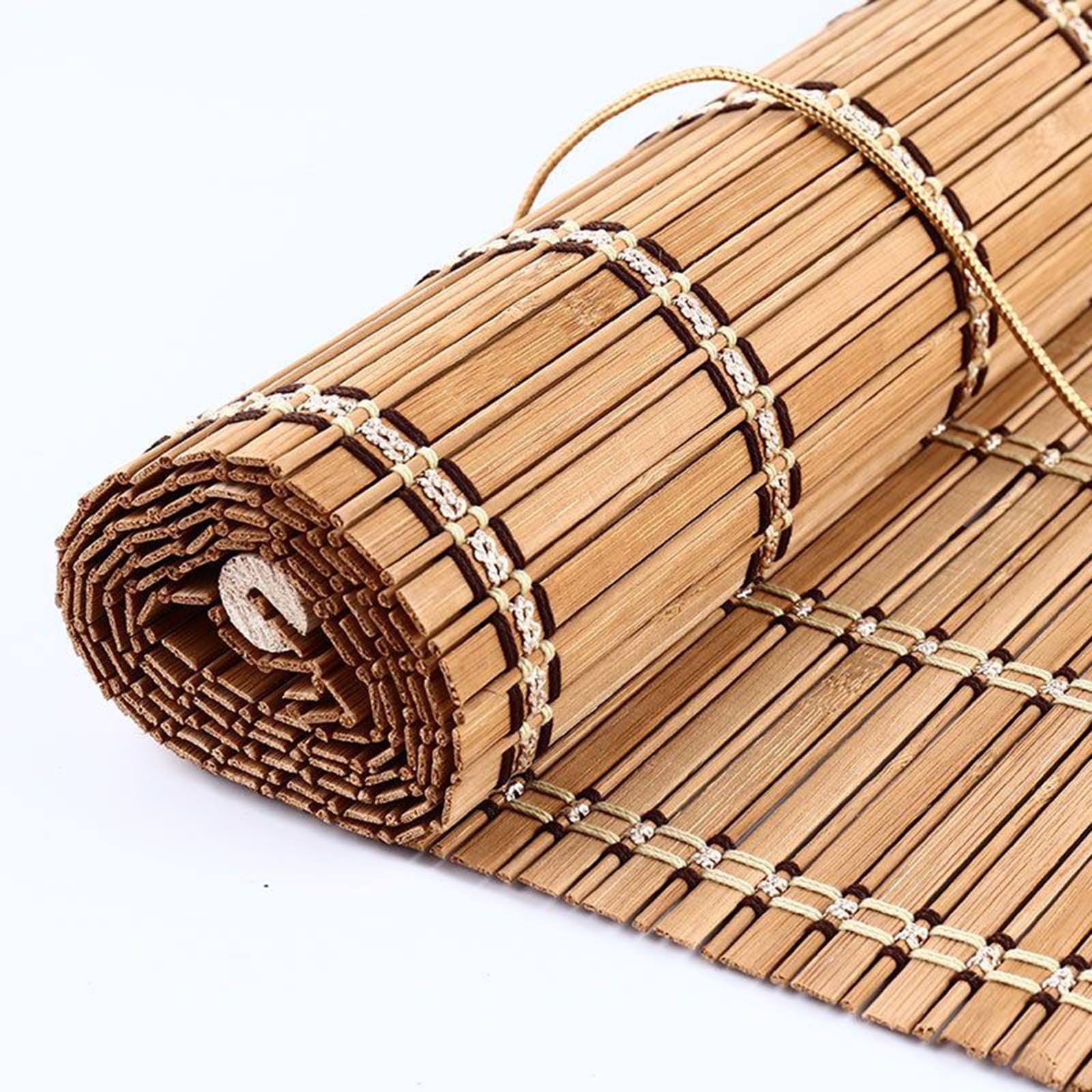 Stores à Enroulement en Bambou Naturel,Store Bateau en Bambou,Rideau à Rouleaux Romains,Store Fenetre Occultant pour Balcon Jardin Intérieur Extérieur,Largeur x Hauteur (100cm x 150cm)