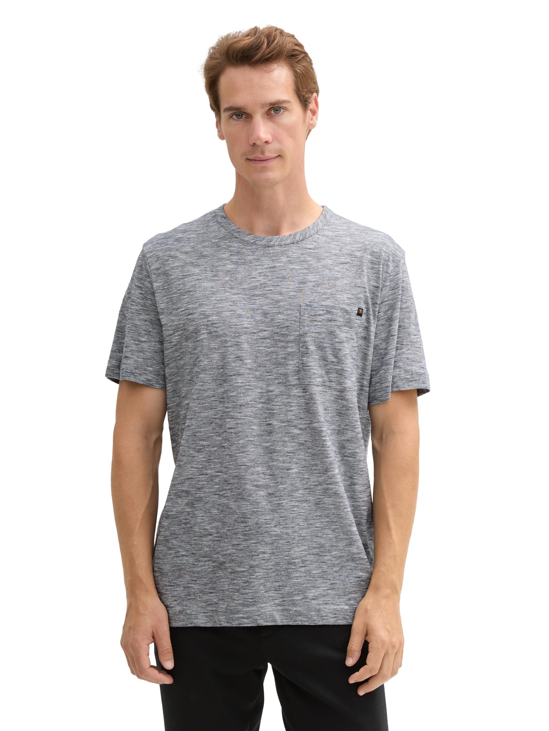 TOM TAILOR Men's T-Shirt with Chest Pocket