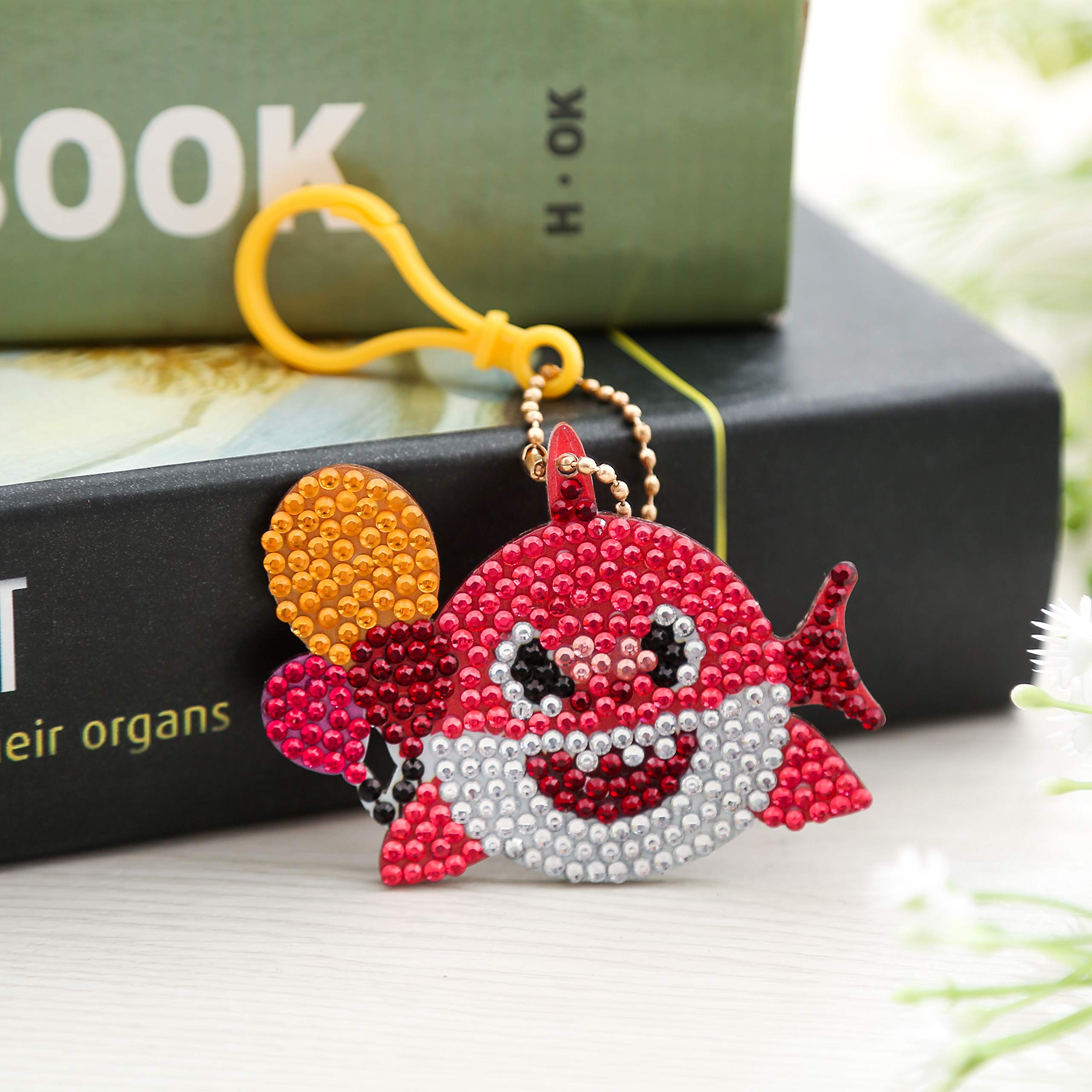 Magic Candle Kit De Peinture Diamant 5D à Faire Soi-même, Peinture Par Numéro, Strass Pour Loisirs Créatifs, Décoration Murale, Pêche, 20 X 24 Cm (sans Cadre