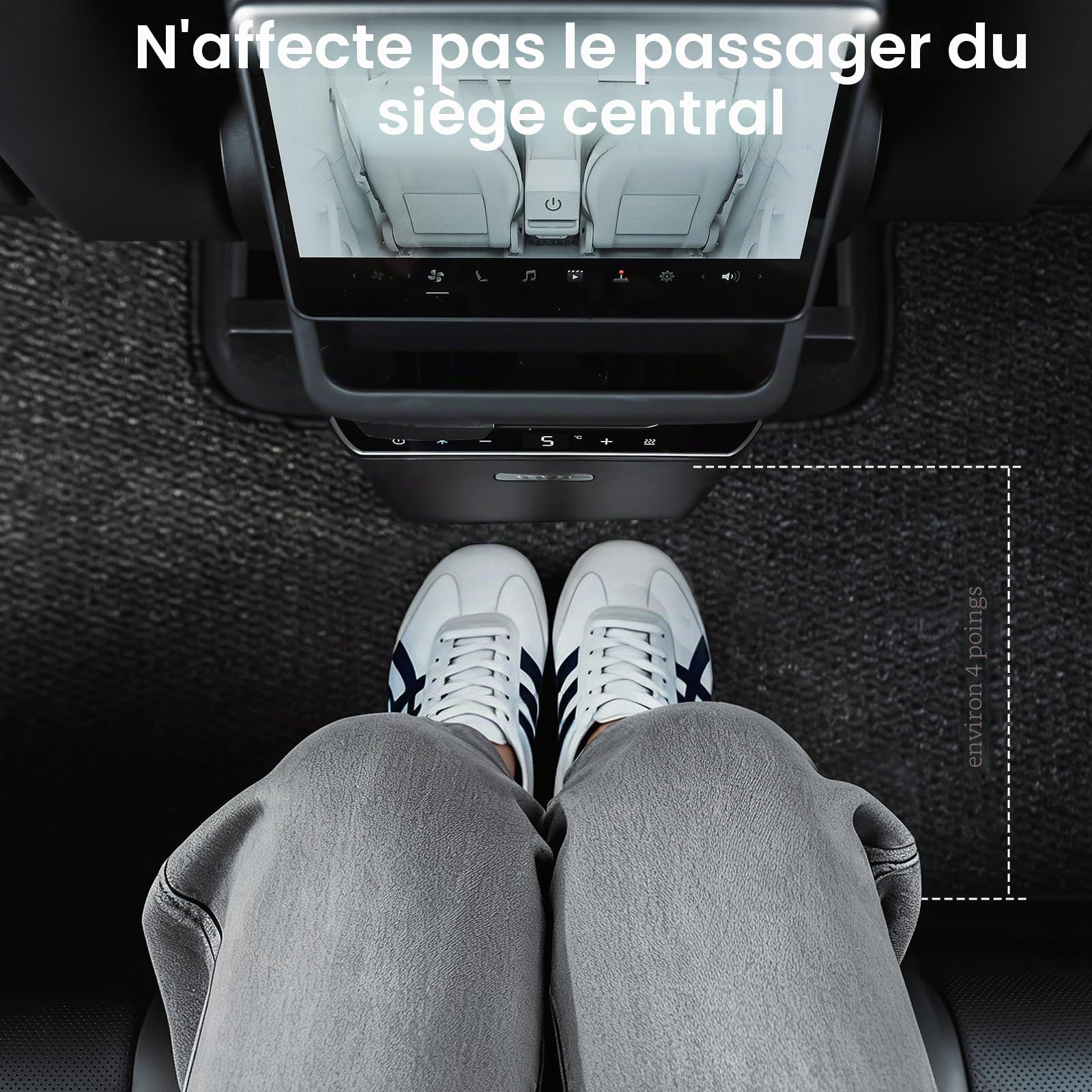 Réfrigérateur de voiture pour Tesla Model Y Juniper, réfrigérateur console centrale arrière pour Tesla Model Y 2026~2025, refroidisseur et réchauffeur, congélateur portable pour camping
