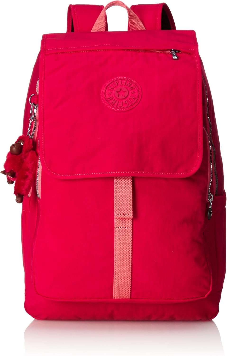 Kipling HARUKO Large Backpack Flamb Shell C (Pink),45 cm