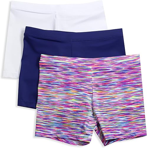 Girls' Breathable Play Short, 3 Pack