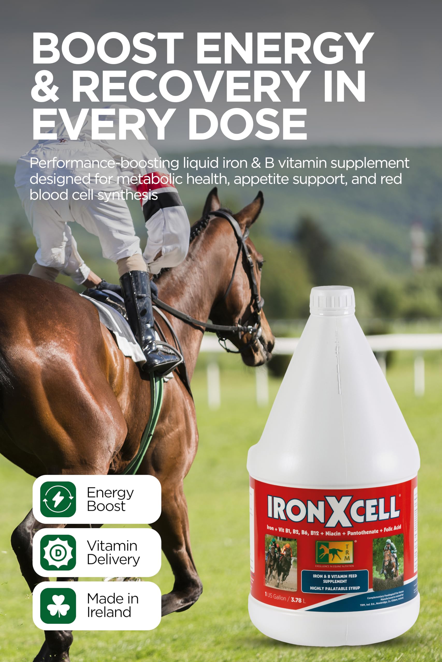 Amazon.com : TRM IronXcell Liquid Horse Feed Supplement for