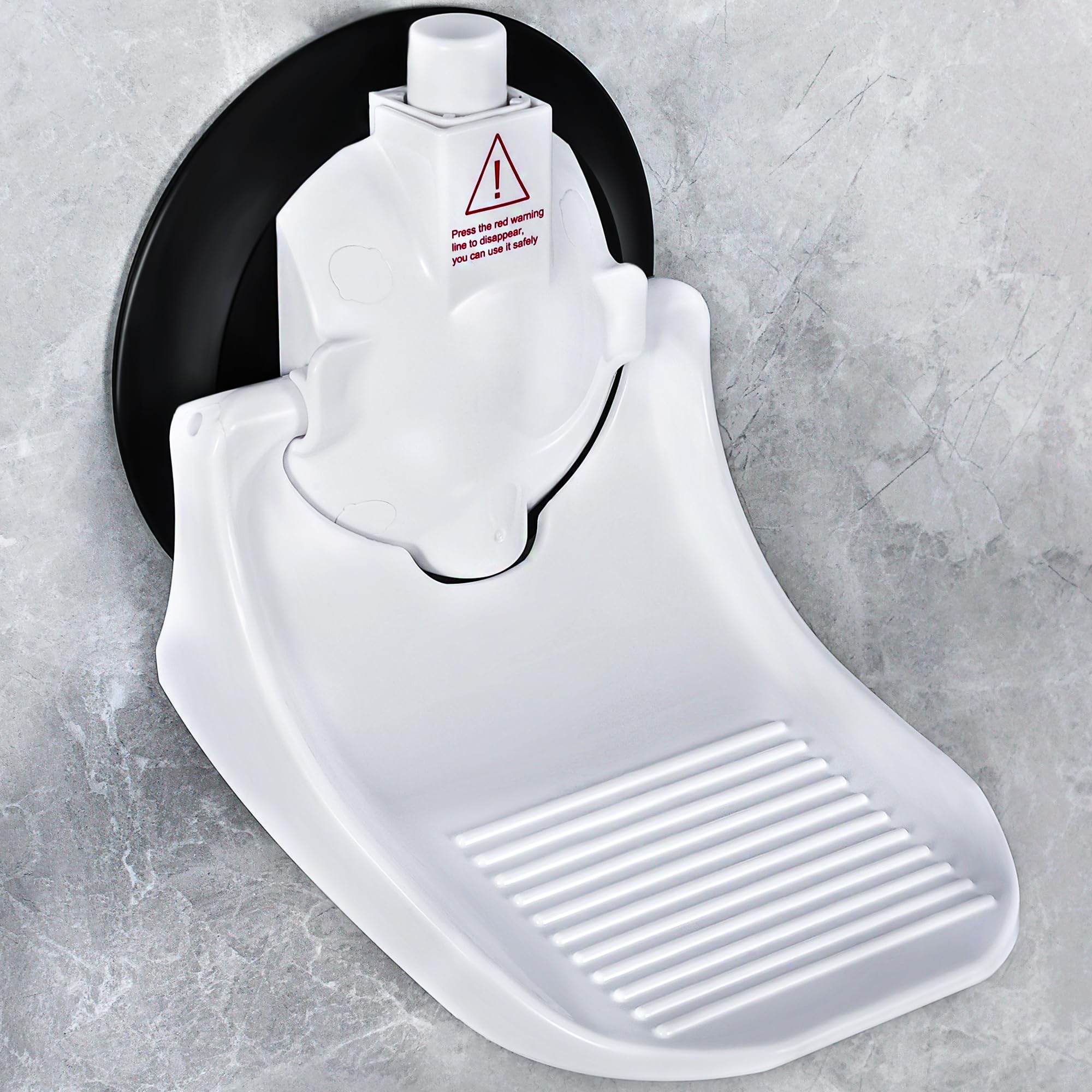 Shower Foot Rest, Vacuum-Type Shower Foot Rest for Shaving Legs, No Drill Bathroom Pedal with Reusable Suction Cup, Compatible with Bathroom and Shower