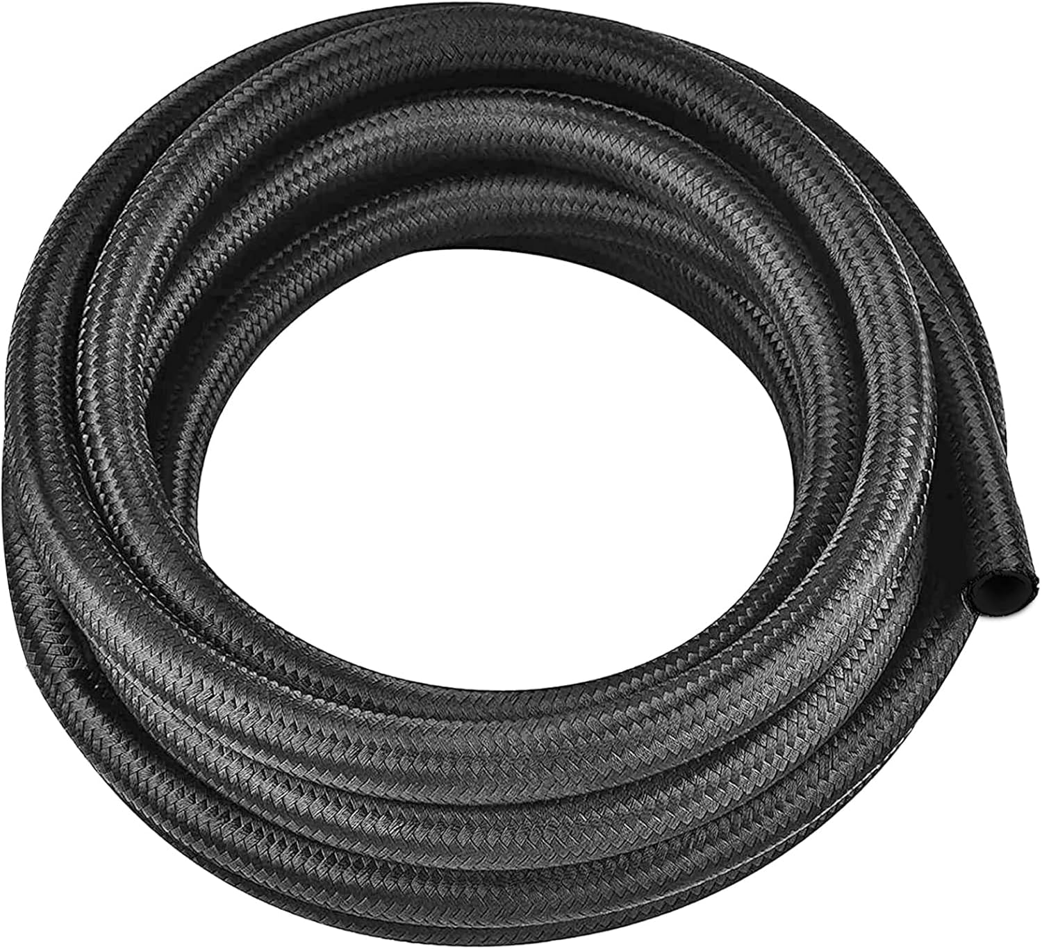 8AN 1/2" Fuel Line Hose,20FT Braided Nylon Stainless Steel CPE Oil Gas