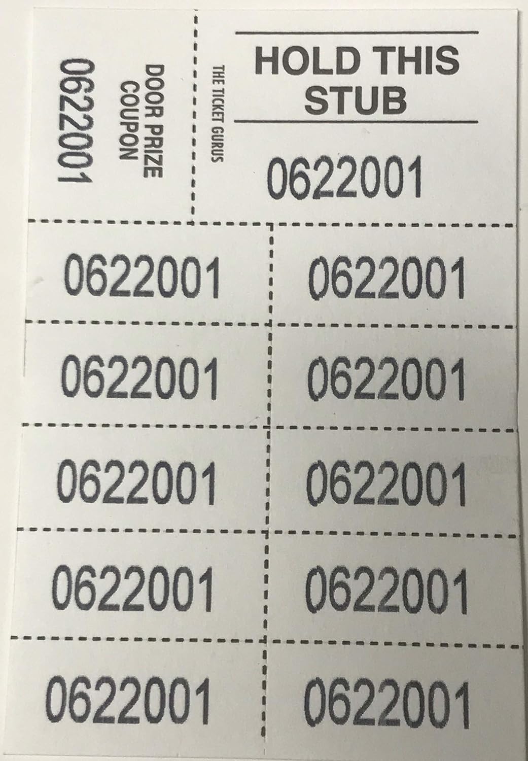Auction Tickets-10 Number-500ct (Pink)