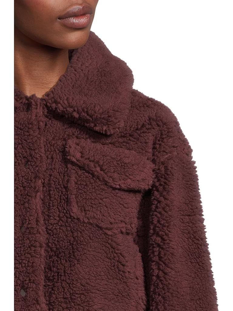 Burgundy UGG Frankie Short Trucker Jacket