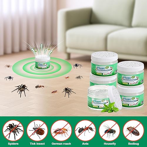 Miniatura 4 de Repelente de plagas de aceite de menta, paquete de 6 repelentes naturales de arañas con ingredientes a base de plantas, control de plagas en