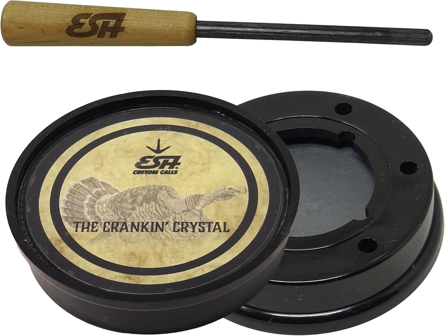 ESH Turkey Pot Calls – Realistic Friction Turkey Calls for Hunting – Easy-Use, High-Volume Pot Calls for Beginners & Pros