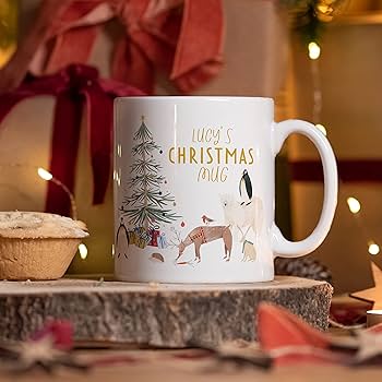 Christmas personalised cups Clearance